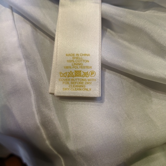 (Sold) Kate Spade NWT White & Gray Pea Coat - Picture 7 of 7